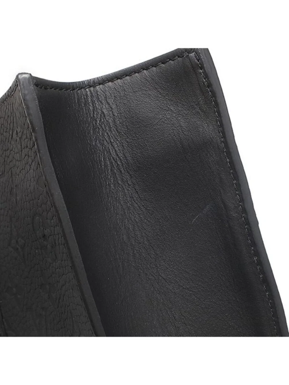 Louis Vuitton 2-Way Sac Plat Leather Taurillon Black Tote Bag
